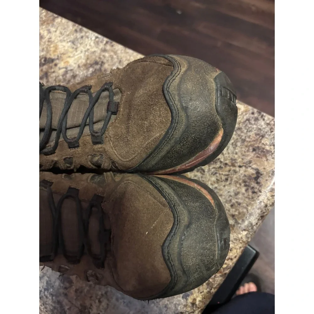 Wolverine Mens Waterproof Hunting Boots Camo Brown Orange Size 11.5 M Leather